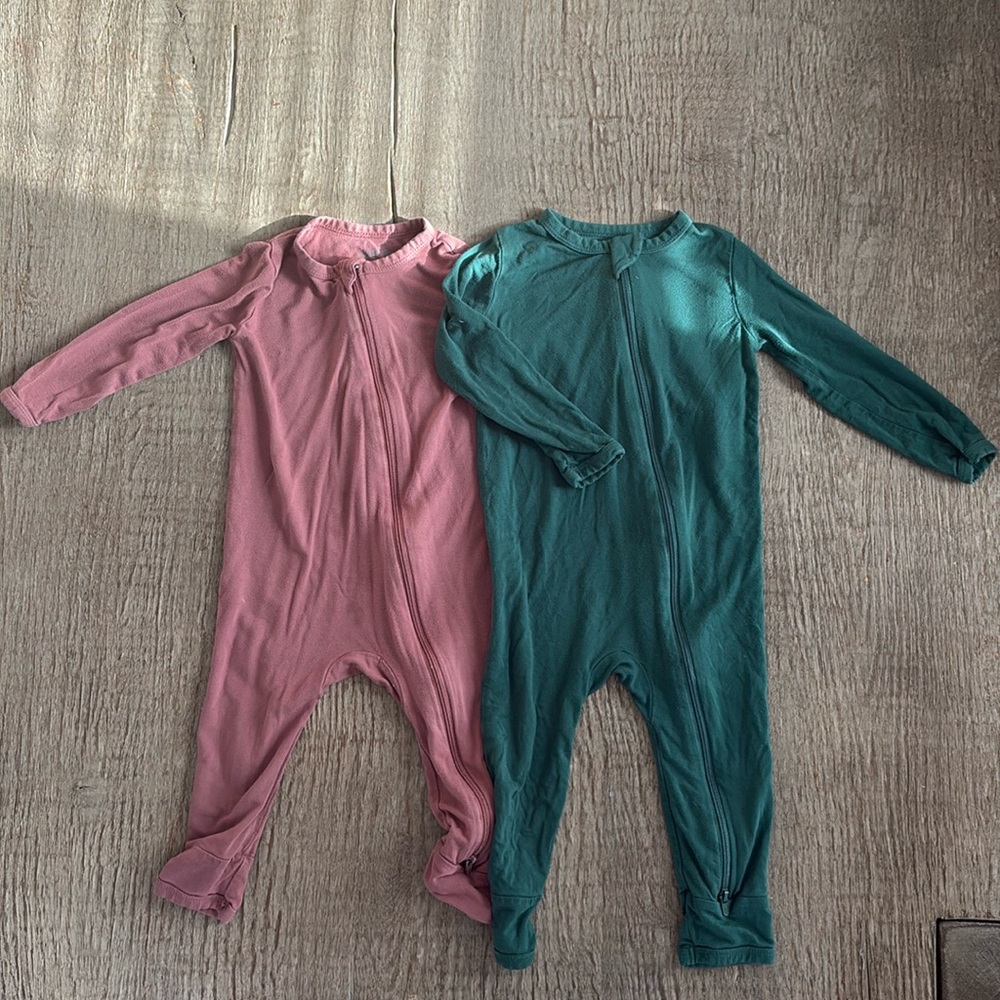 Kyte Baby Zippered Romper bundle